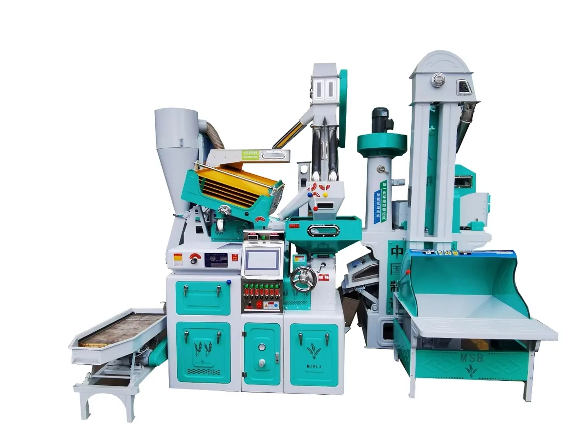 Standard configuration of the combo rice mill